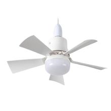 Carica l'immagine nel visualizzatore di Gallery, Lampada per ventilatore con zoccolo E27 -Bianco - Ozerty
