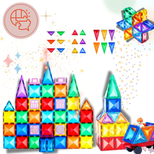 Carica l&#39;immagine nel visualizzatore di Gallery, Blocchi da costruzione magnetici educativi - Ozerty
