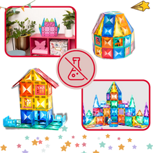 Carica l&#39;immagine nel visualizzatore di Gallery, Blocchi da costruzione magnetici educativi - Ozerty
