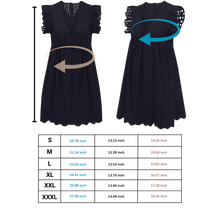 Carica l&#39;immagine nel visualizzatore di Gallery, Abito elegante in broderie anglaise - Ozerty
