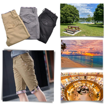 Load image into Gallery viewer, Pantaloncini Cargo eleganti da uomo - Ozerty
