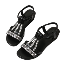 Carica l'immagine nel visualizzatore di Gallery, Eleganti sandali ortopedici Boho -Nero/EU35Nero/EU36Nero/EU37Nero/EU38Nero/EU39Nero/EU40Nero/EU41 - Ozerty
