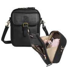 Carica l&#39;immagine nel visualizzatore di Gallery, Borsa a tracolla vintage tutto-in-uno -Nero - Ozerty
