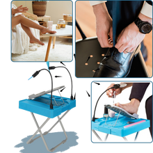 Carica l'immagine nel visualizzatore di Gallery, Poggiapiedi Ergonomico con LED per la Pedicure - Ozerty

