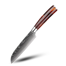 Carica l'immagine nel visualizzatore di Gallery, Coltelli giapponesi della serie Terra di fuoco -Coltello Nakiri 18 cm - Ozerty

