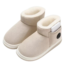 Carica l'immagine nel visualizzatore di Gallery, Scarpe Termiche in Cotone Riscaldate con Grafene -Beige  - Ozerty

