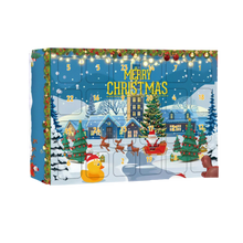 Carica l&#39;immagine nel visualizzatore di Gallery, Calendario delle anatre dell&#39;Avvento per Halloween e Natale -Anatre gialle di Natale - Ozerty
