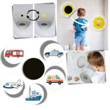 Carica l&#39;immagine nel visualizzatore di Gallery, Adesivi per l&#39;Educazione al Vasino Attivati dal Calore - Ozerty
