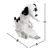 Carica l&#39;immagine nel visualizzatore di Gallery, Cavo di ricarica rapida con cane saltellante - Ozerty
