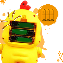 Carica l'immagine nel visualizzatore di Gallery, Giocattolo interattivo con anatra danzante illuminata - Ozerty
