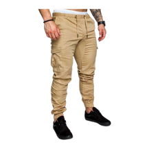 Carica l'immagine nel visualizzatore di Gallery, Pantaloni cargo slim fit da uomo -Cachi/MCachi/LCachi/XLCachi/XXLCachi/3XLCachi/4XLCachi/5XL - Ozerty
