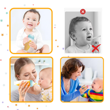 Carica l&#39;immagine nel visualizzatore di Gallery, Biberon anti-perdita con cucchiaio in silicone - Ozerty
