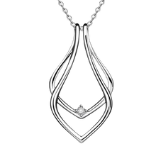 Carica l'immagine nel visualizzatore di Gallery, Ciondolo Porta Anelli Minimalista -Argento - Ozerty
