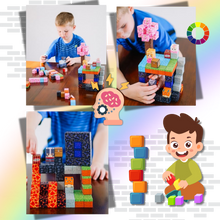 Carica l&#39;immagine nel visualizzatore di Gallery, Blocchi magnetici educativi di Minecraft - Ozerty
