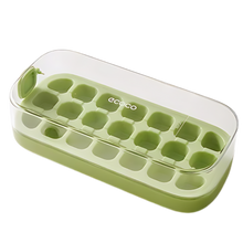Carica l'immagine nel visualizzatore di Gallery, Vassoi per cubetti di ghiaccio in silicone antiaderente -Verde/21 griglie - Ozerty
