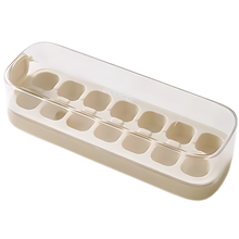 Carica l'immagine nel visualizzatore di Gallery, Vassoi per cubetti di ghiaccio in silicone antiaderente -Bianco/14 griglie - Ozerty
