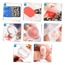 Carica l'immagine nel visualizzatore di Gallery, Strumento per nail art trasparente Simmetria perfetta - Ozerty
