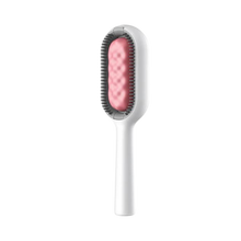 Carica l'immagine nel visualizzatore di Gallery, Pettine da toelettatura per animali domestici con serbatoio dell'acqua -Pelo lungo/Rosa - Ozerty
