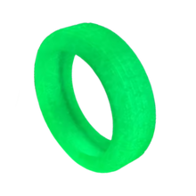 Carica l'immagine nel visualizzatore di Gallery, Protezioni in Silicone per Rotelle di Valigia -Verde incandescente - Ozerty

