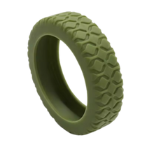 Carica l'immagine nel visualizzatore di Gallery, Protezioni in Silicone per Rotelle di Valigia -Verde militare - Ozerty
