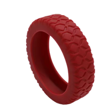 Carica l'immagine nel visualizzatore di Gallery, Protezioni in Silicone per Rotelle di Valigia -Rosso - Ozerty
