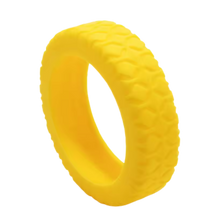 Carica l'immagine nel visualizzatore di Gallery, Protezioni in Silicone per Rotelle di Valigia -Giallo - Ozerty

