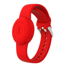 Carica l'immagine nel visualizzatore di Gallery, Orologio in Silicone per AirTag -Rosso - Ozerty
