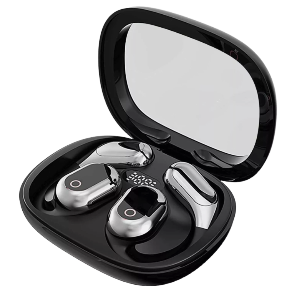 Auricolari con Traduttore di Intelligenza Artificiale -Nero - Ozerty