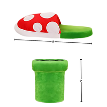 Carica l'immagine nel visualizzatore di Gallery, Morbide pantofole in peluche di Mario Pianta Piranha - Ozerty
