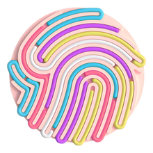 Carica l'immagine nel visualizzatore di Gallery, Tavola per attività sensoriali antistress -Rosa - Ozerty
