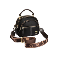 Carica l&#39;immagine nel visualizzatore di Gallery, Borsa a tracolla vegana senza tempo -Nero - Ozerty
