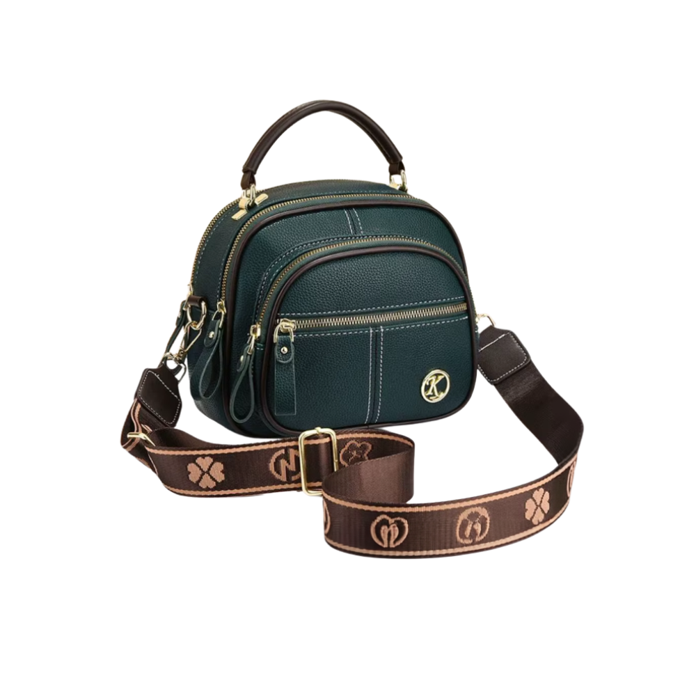 Borsa a tracolla vegana senza tempo -Verde - Ozerty