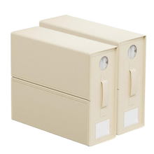 Carica l'immagine nel visualizzatore di Gallery, Organizzatore a Cubo con Apertura Trasparente -Beige - Ozerty
