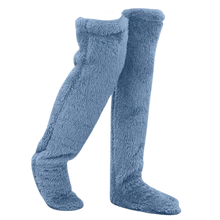 Carica l&#39;immagine nel visualizzatore di Gallery, Calzini lunghi riscaldanti e morbidi -Blu - Ozerty
