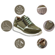 Carica l'immagine nel visualizzatore di Gallery, Scarpe da ginnastica con zeppa in strass - Ozerty
