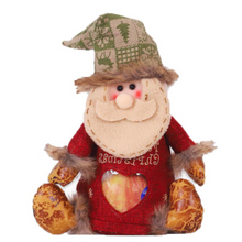 Carica l&#39;immagine nel visualizzatore di Gallery, Borsa Regalo Natalizia Riutilizzabile con Chiusura a Zip -Babbo Natale - Ozerty
